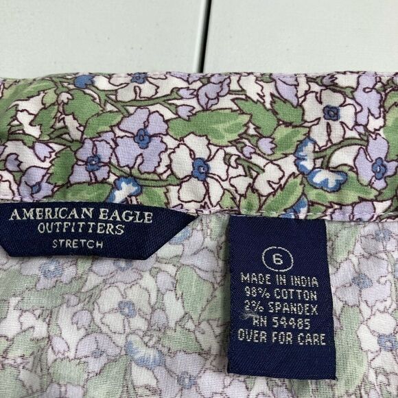 AMERICAN EAGLE, Stretch,Paisley,Retro, Mini Skirt‎ - Picture 3 of 14